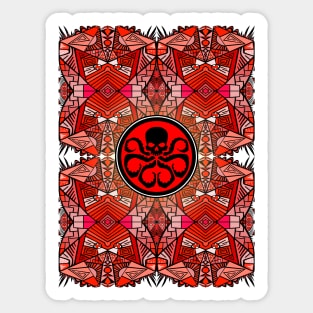 Hail Hydra Fan Pattern Sticker